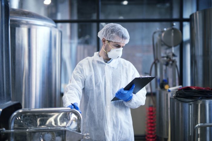 Protective clothing for the food processing industry.