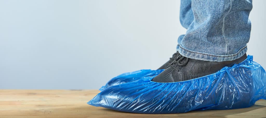 Waterproof shoe cover booties