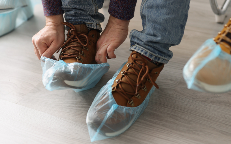 Disposable Shoe Covers for Home Tours